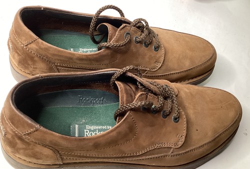 ROCKPORT VIBRAM BROWN LEATHER MENS 