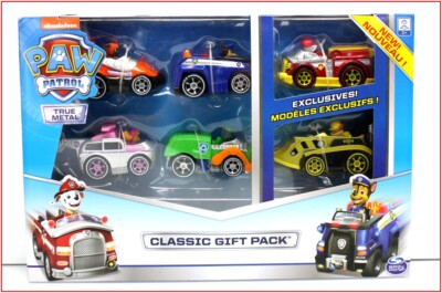 Set of 6 - PAW PATROL True Metal Mighty Super Pups Racers - 2 Exclusive Racers