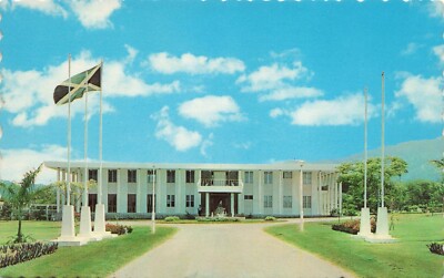 Postcard Jamaica House Official Residence Of The Prime Minister Of Jamaica