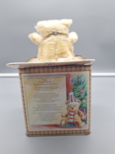 Vintage 2002 Teddy Bear 100th Anniversary Jack in the Box - MUSIC DOES NOT WORK - Picture 2 of 9