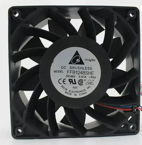 1PC DELTA FFB1248SHE 12038 48V 0.57A cooling fan