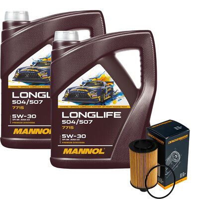 Inspektionspaket MANNOL Longlife 5W-30 10L für Jeep Grand Cherokee IV 3.0