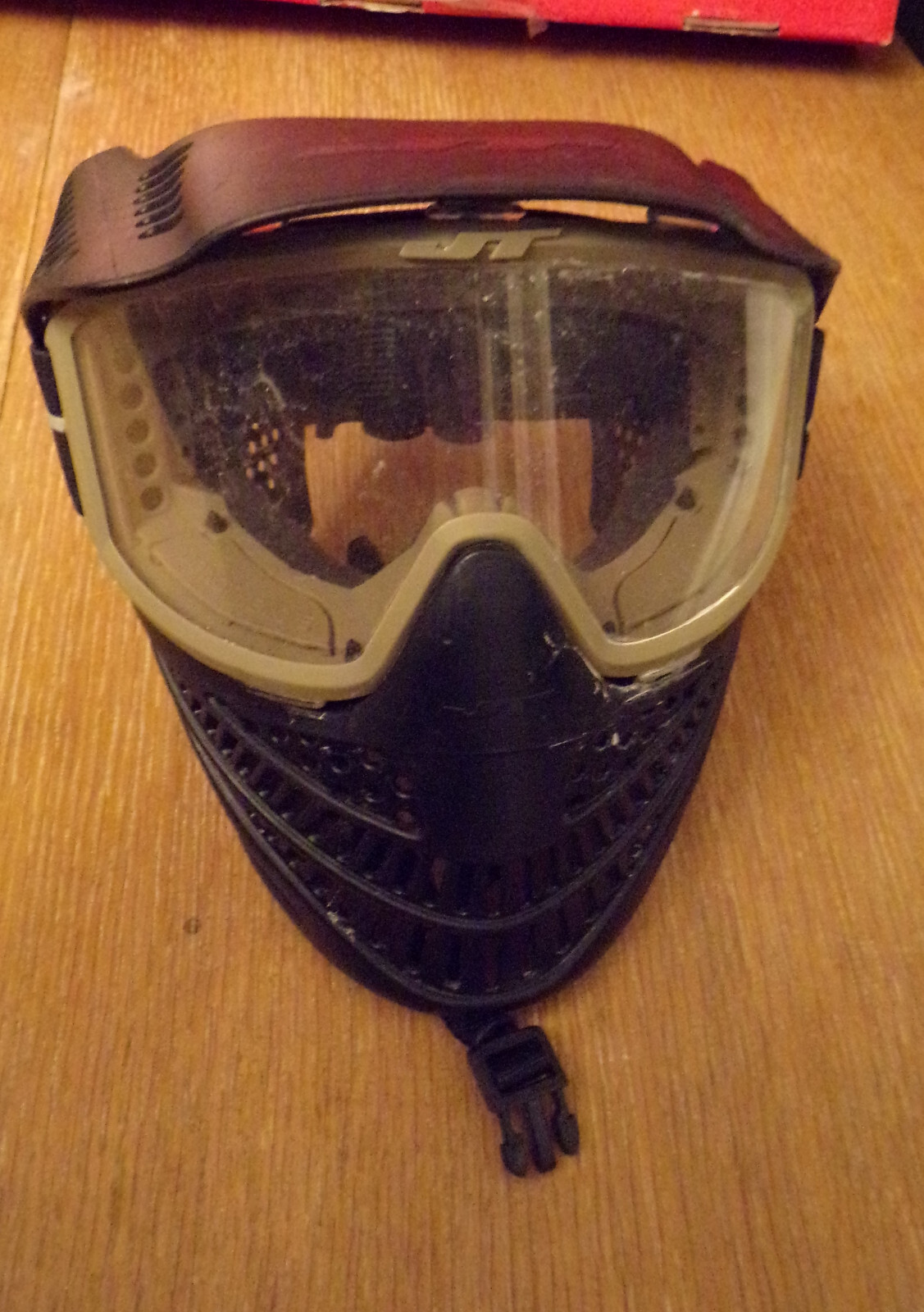 JT Paintball Mask Adjustable Goggles, Black w/ Camo GogglesAdjustable