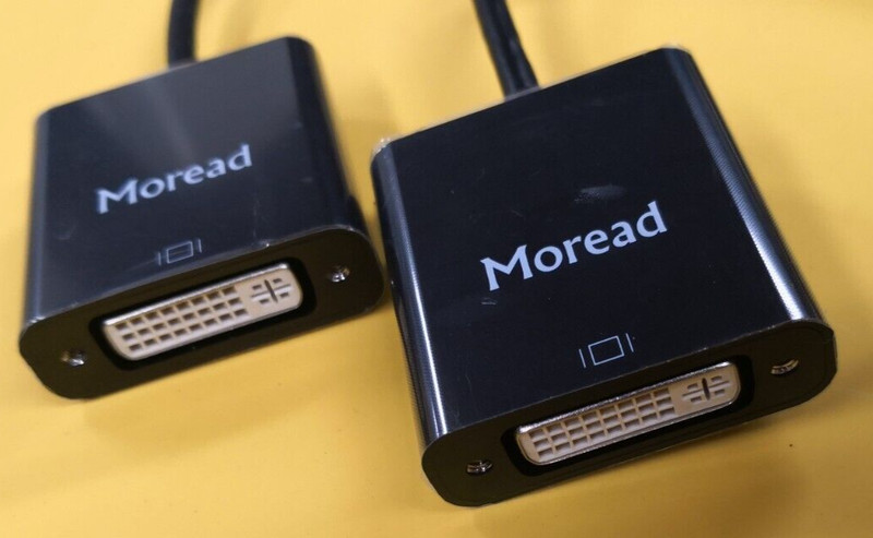 DP, DisplayPort to DVI Adapter, Gold-Plated Display Port to DVI-D - Moread. NEW