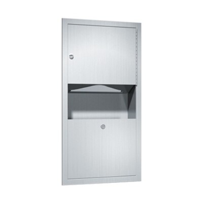American Specialties 10-0462-AD-9 Paper Towel Dispenser and Waste Receptacle