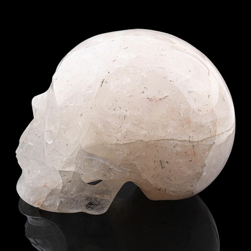 5.8 inch Natural Hand Carved Crystal Skull,Home Decor,Crystal Healing - Picture 4 of 9