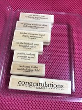 Stampin' Up Stamp Set - Congrats