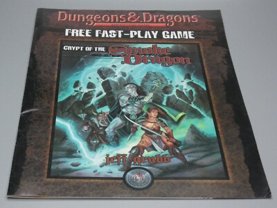 CRYPT OF THE SMOKE DRAGON Introductory AD&D Dungeons Dragons Adventure Module