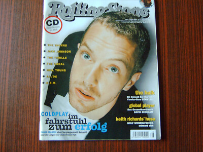 Rolling Stone 8/2003  Coldplay-David Beckham-Stan Lee-Jack Johnson-Reggae