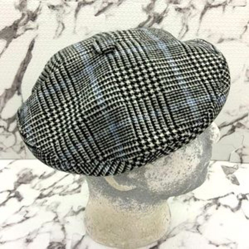 Men's Kangol Black | White | Sky Blue Show Your Teeth Beret Hat