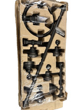 Home Zone 5 PC Bath Set, Tissue Roll Holder, Towel Racks, Towel Ring, Robe Hook