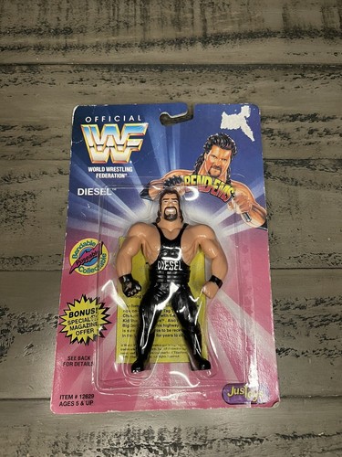 WWF WWE Just Toys Diesel Kevin Nash bendie Bend-em...