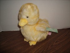Russ Berrie Chick A Loo Duck Easter Spring Yellow Sparkle Plush 11" NEW with TAG