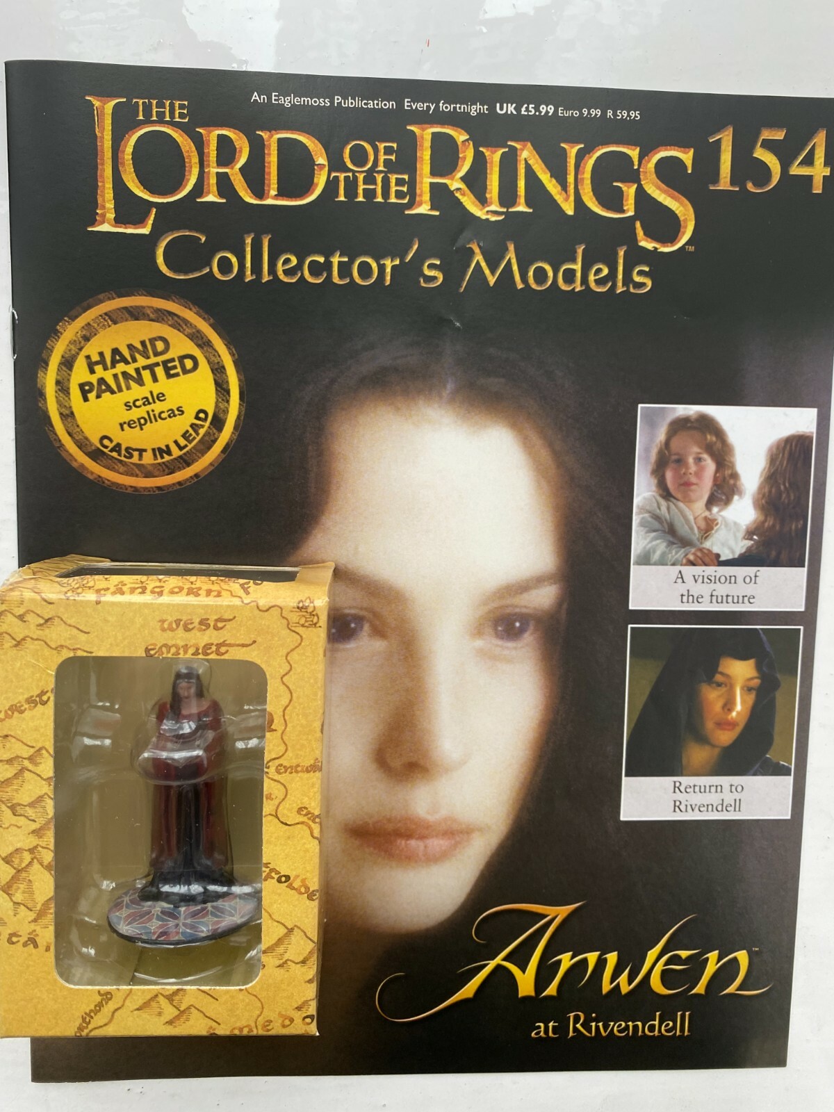 LORD OF THE RINGS COLLECTOR'S MODELS EAGLEMOSS ISSUE 154 ARWEN RIVENDELL FIGURE