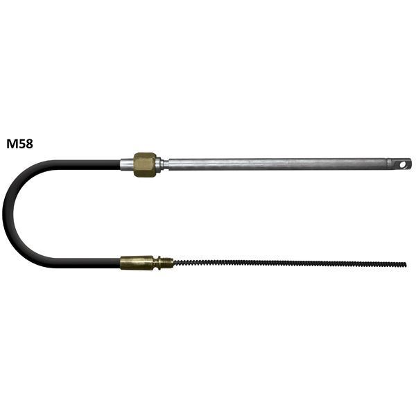 Câble De Direction Ultraflex M58 - Longueur 15 Pieds (4.59m), Compatible Morse/Teleflex