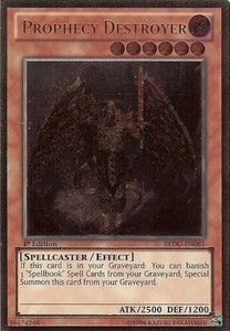 Prophecy Destroyer - REDU-EN081 - Ultimate Rare - 1st Edition x1 - Lightly Playe