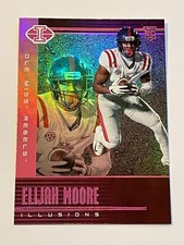 2021 Chronicles Illusions Draft Picks Football Pink - Elijah Moore RC - Ole Miss