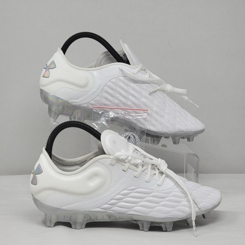 Under Armour Magnetico Elite 3 FG Soccer Cleats Mens Sz 7 White 3026740-101 New
