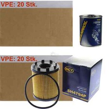 20x Original SCT Ölfilter SH 4794 P + 20x SCT Motor Flush Motorspülung
