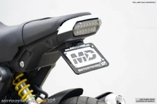 Fender Eliminator Kit Plate Holder + LED License Light Fits Honda Grom 2022-2025