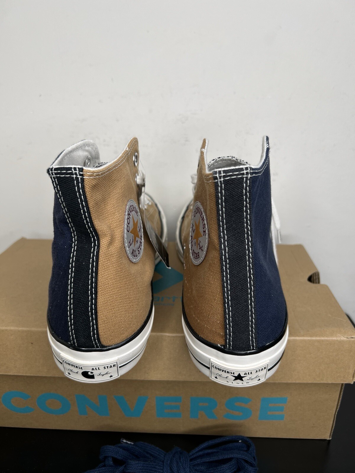 DS Converse x Carhartt WIP Men’s Sz 11 Women’s 13 Chuck 70 Hi Renew Detroit Rare image 8