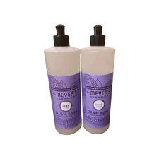 2x Mrs. Meyer's Clean Day Lilac Scent Liquid Dish Soap 16 fl oz Each Ltd Edition