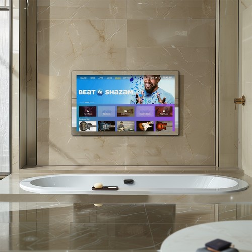 HAOCROWN 32 Inch 4k HD Ip66 Waterproof Mirror Tv,Voice Remote Control,WiFi - Picture 9 of 9