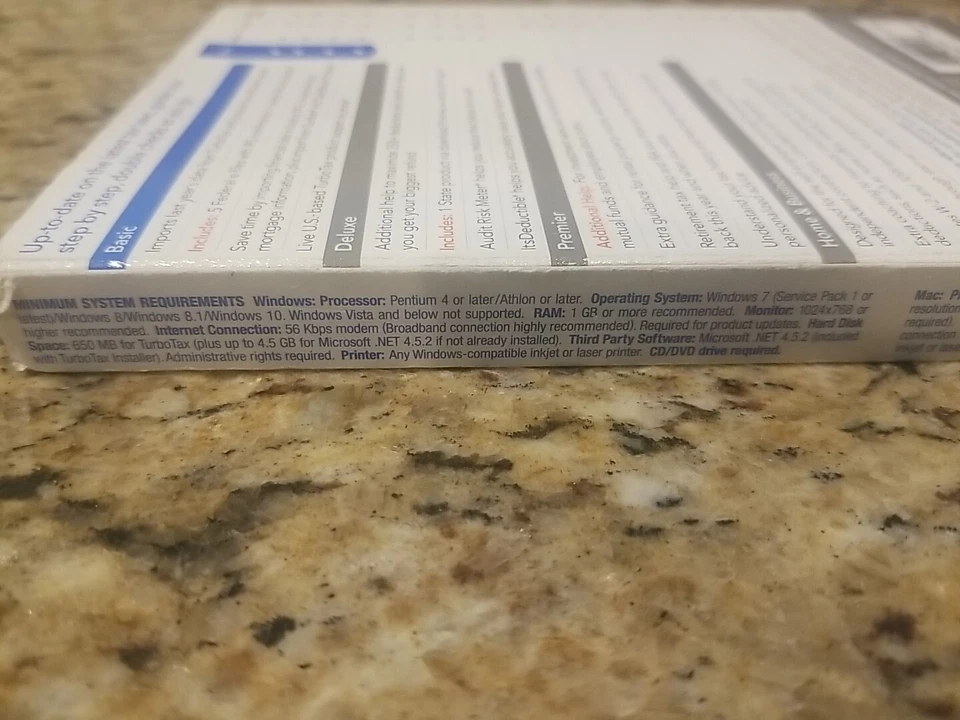 Intuit TurboTax Basic 2018 Federal Returns + Federal E-File for Windows and Mac  - Image 3 of 4