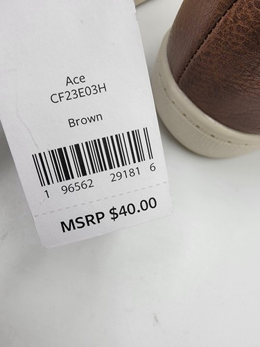 Carter's Ace Casual Slip-On Style Sneaker Young Boys 10 Brown Round Toe - Picture 12 of 12