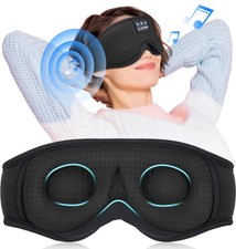 Bluetooth Sleep Mask Headphones 3D Eye Mask for Insomnia Travel Meditation
