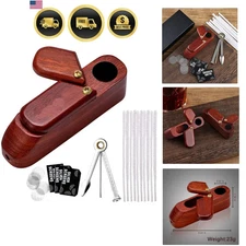Tobacco Pipe Set Handmade Rosewood Classic Retro Compact Starter Kit