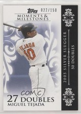 2008 Moments & Milestones Miguel Tejada (2005 Silver Slugger 50 Doubles) 0t5