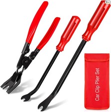 Clip Pliers Trim Removal Tools - 3 Pack Car Removal Tool Set to Remove Rivets Fa