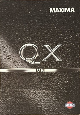 Nissan Maxima QX V6 Prospekt Brochure Depliant 02/1995