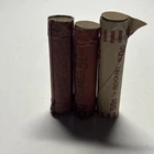 Three Rolls Unsearched Wheat Penny Rolls #1