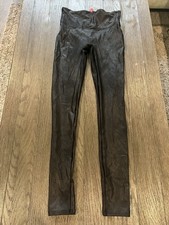 Womens SPANX leggings Shiny Black S Small
