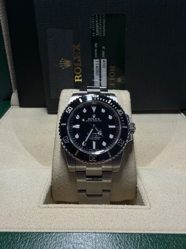 2014 Rolex Submariner No Date 114060 FULL SET! MINT!