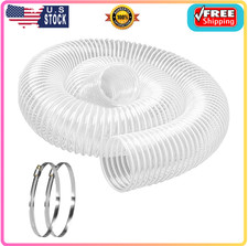 Heavy PVC Dust Collection Hose 6"x10',Puncture Resistant PVC Dust Collection Hos
