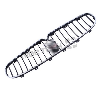 For 2008-2017 Maserati GranTurismo Black+Plating Front Bumper Grill New
