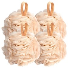 Loofah Bath Sponge Shower Loofahs, 4 Pack 50g Soft Loofa Exfoliating Body...