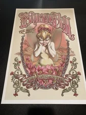 Disney TINKERBELL THE NEVER LAND TOUR '53 Wall Art Picture Poster On Canvas