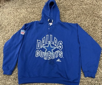 Dallas Cowboys APEX ONE Pro Line Hoodie Blue NFL Football Pullover Mens Size XL