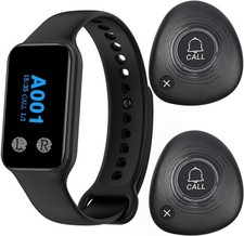 Wireless Restaurant Pager System Calling System with 1 Waterproof Watch Pager...