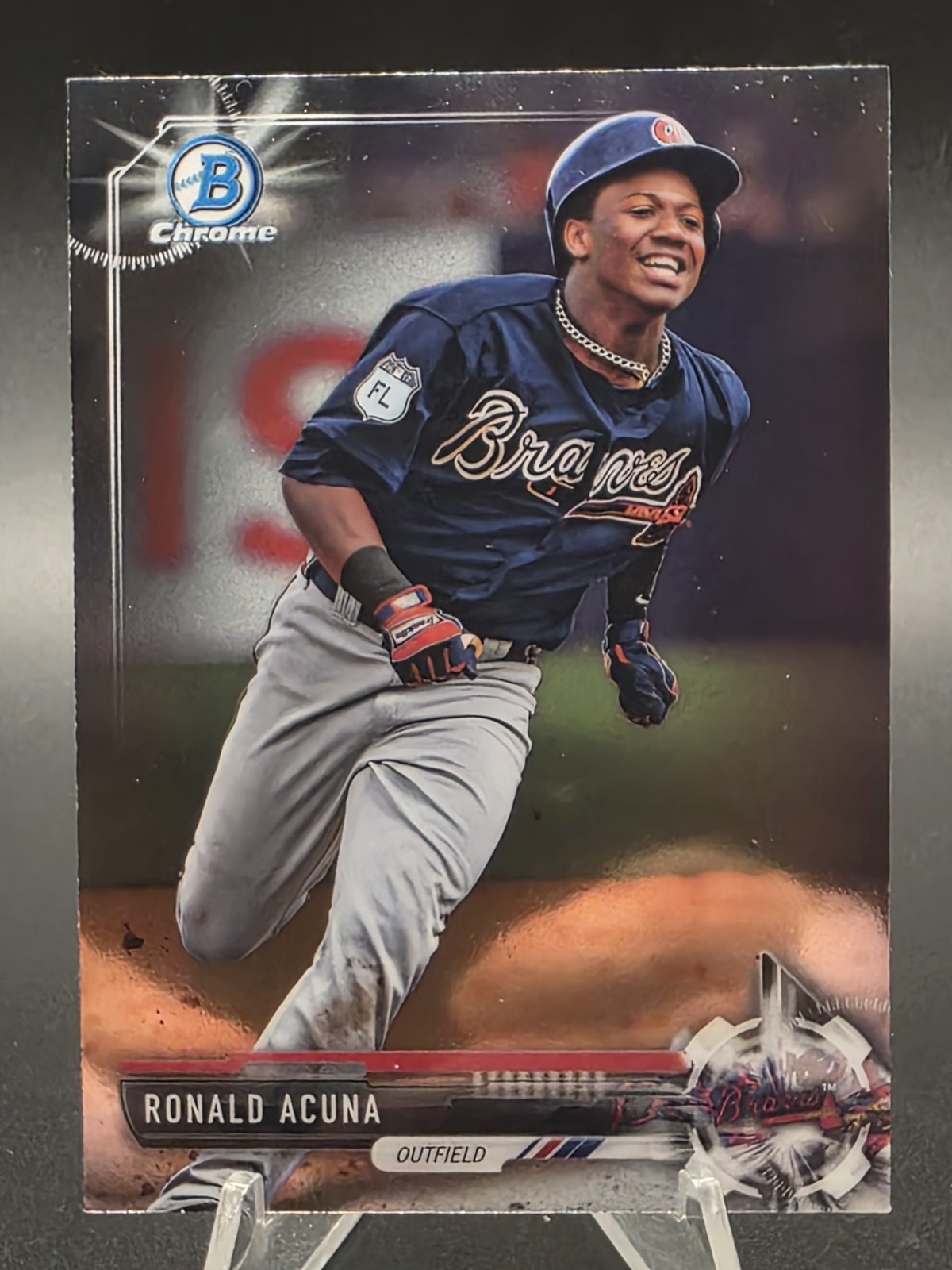 Ronald Acuna Jr. 2017 Bowman Draft Chrome #BDC-39 (RC)