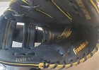 Franklin Meshtek 9.5" Left Hand Baseball Glove Black/Gold Leather 22808 — photo 2