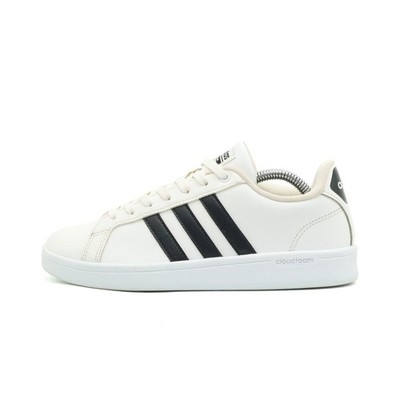 adidas Damen AW4287 Sneaker Weiß/Schwarz Synthetik Cloudfoam Freizeit EU 38