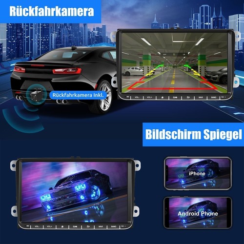Android 14 Carplay Autoradio GPS NAVI RDS Für VW GOLF 5 6 Touran Tiguan Polo EOS - Bild 4 von 14