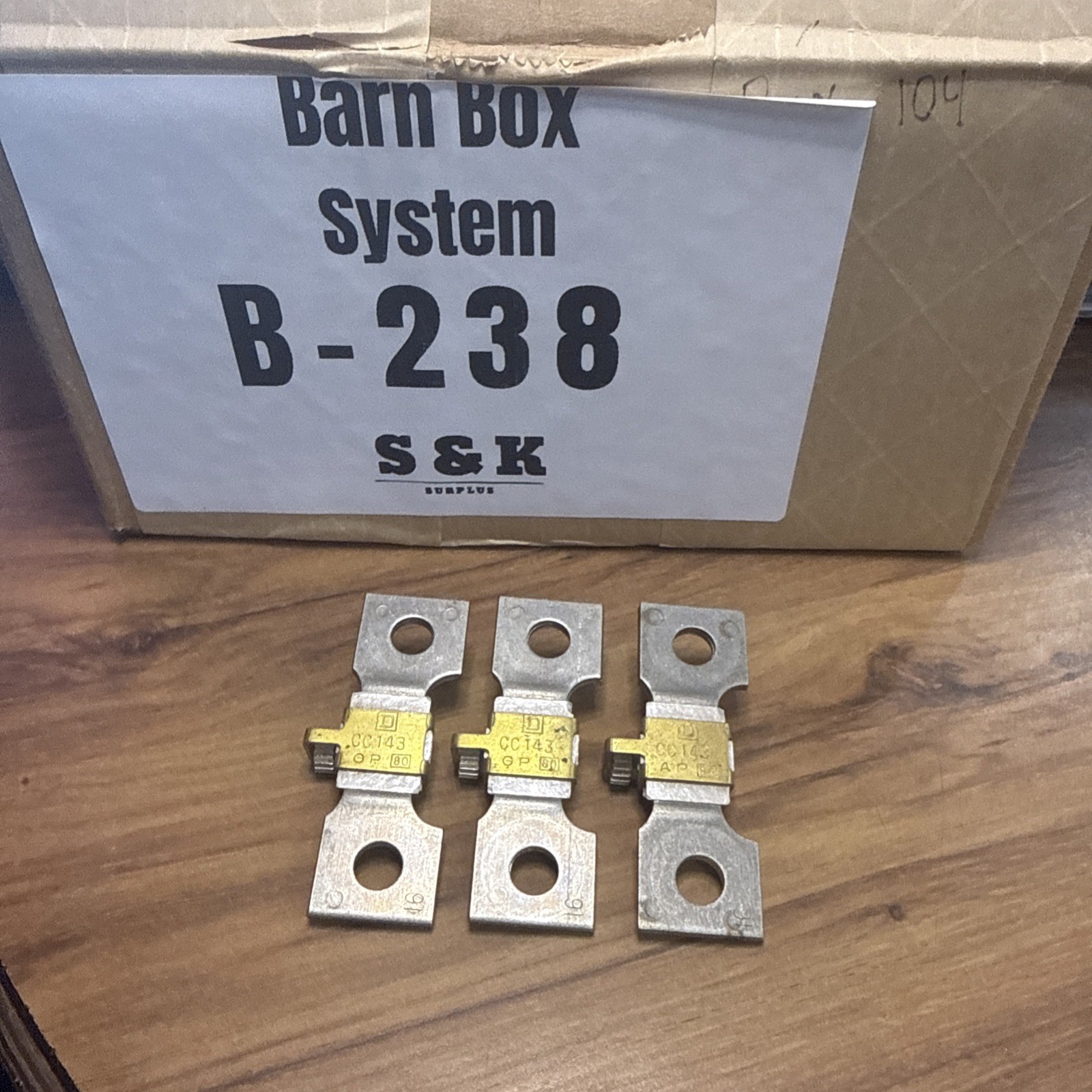 Square D CC143 Overload Relay Thermal Heater Unit Lot of 3