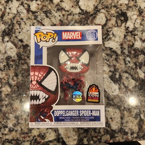 Funko POP!  Metallic Doppelganger Spider-Man #961 2021 LA Comic Con Exclusive