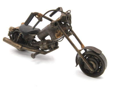 Scrap Metal Nuts and Bolts Collectible Motorcycle